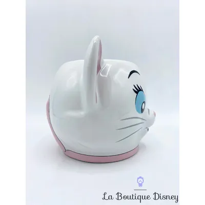 Tasse Marie Les Aristochats Disney Store mug chat blanc relief 3D