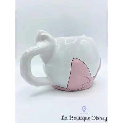 Tasse Marie Les Aristochats Disney Store mug chat blanc relief 3D