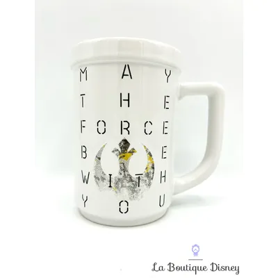 Tasse May the Force Be With You Star Wars Disney Parks 2018 mug alliance rebelle blanc