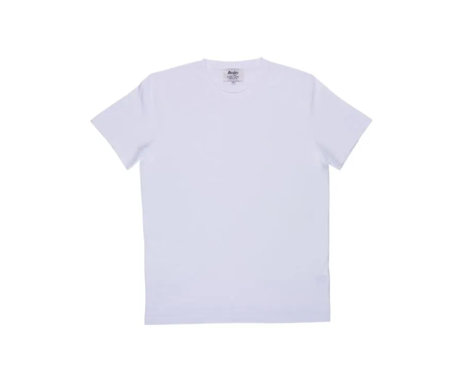 Tee-shirt coton bio uni Blanc Edgar Iii