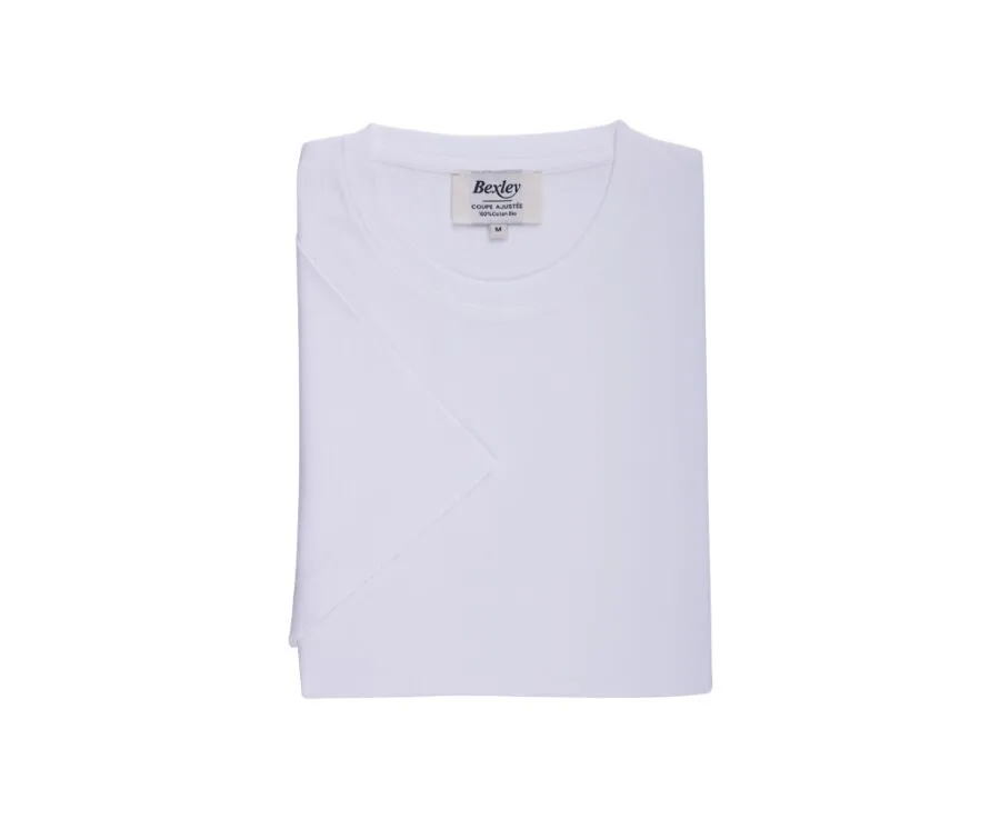 Tee-shirt coton bio uni Blanc Edgar Iii