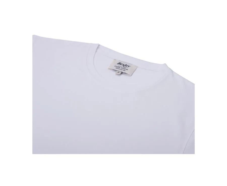 Tee-shirt coton bio uni Blanc Edgar Iii