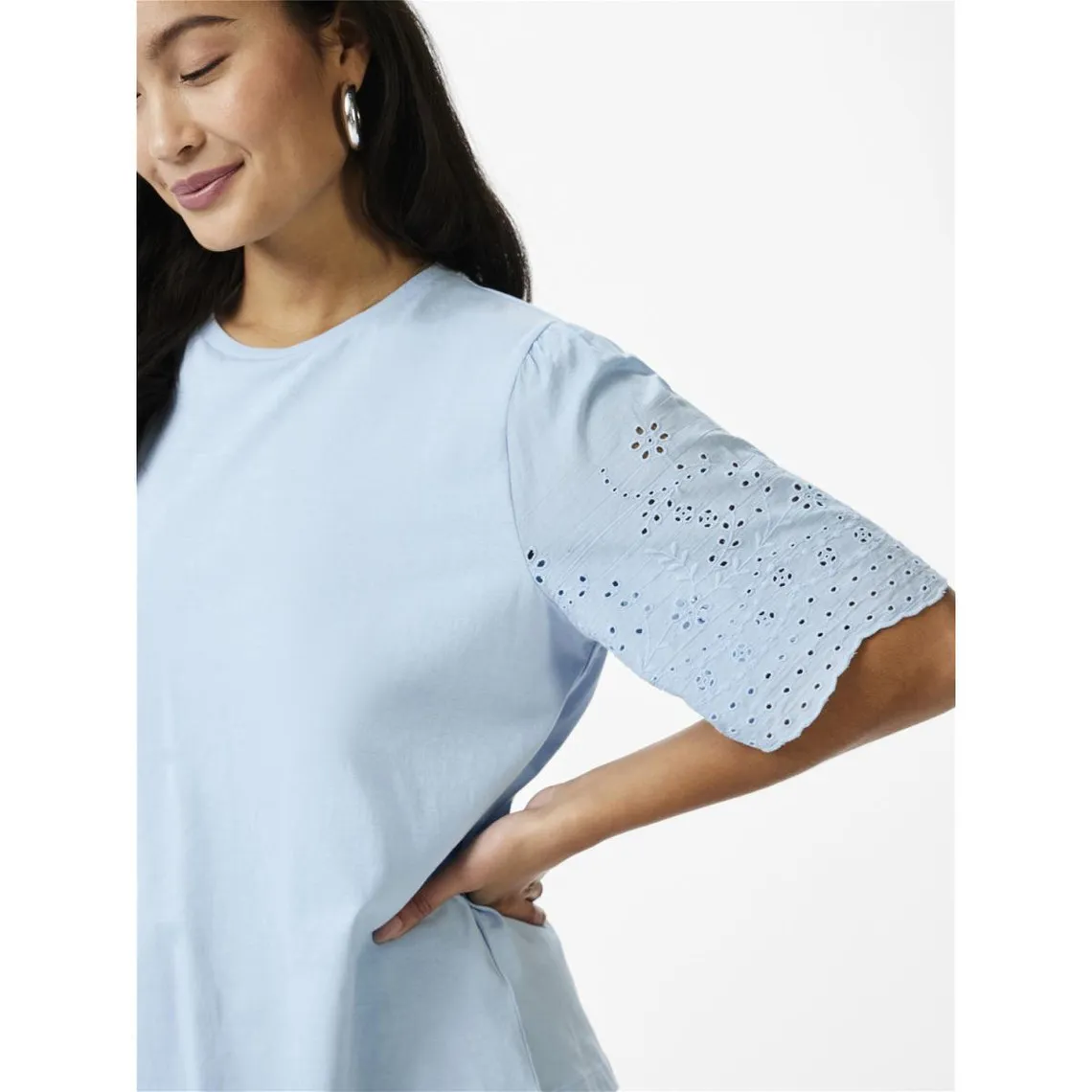 Top manches courtes Turquoise en coton | 3 Suisses