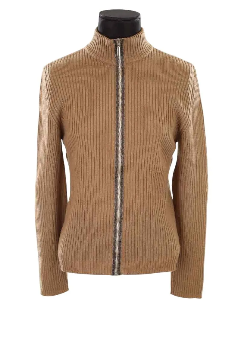 Tricot Gerard Darel camel en laine pour femme, taille 40, en très bon état