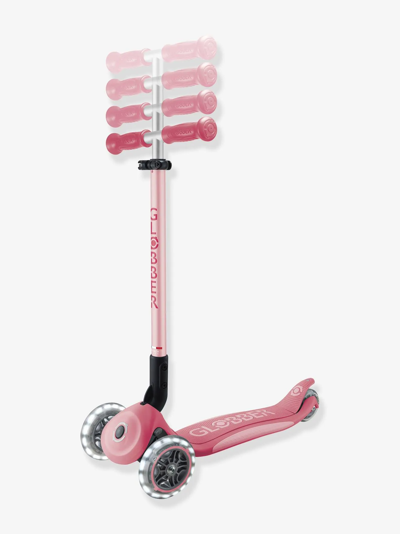 Trottinette 3 roues Primo Light - GLOBBER rose - Globber