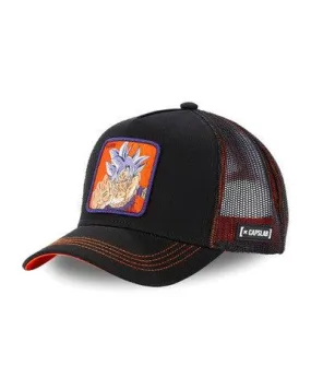 TRUCKER CAPSLAB GOKU ULTRA INSTINCT NOIR/ORANGE