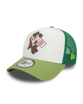 TRUCKER NEW ERA VERT/BLANC TAZ LOONEY