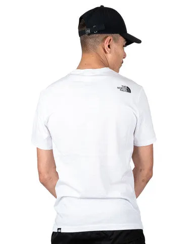 TSHIRT THE NORTH FACE FINE BLANC