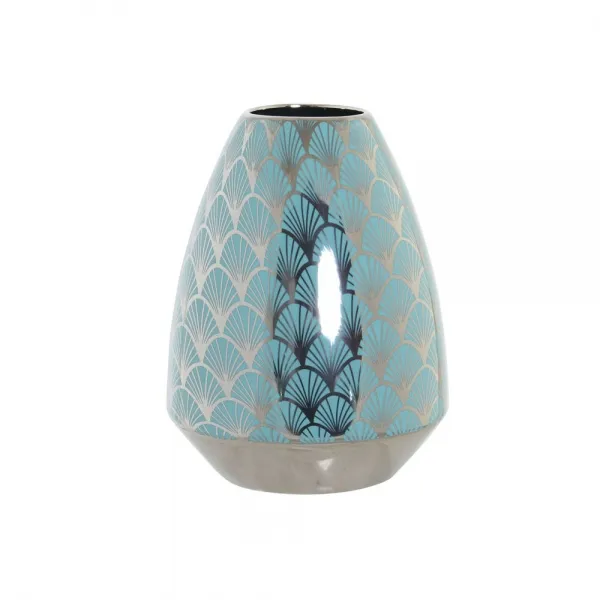 Vase turquoise en porcelaine