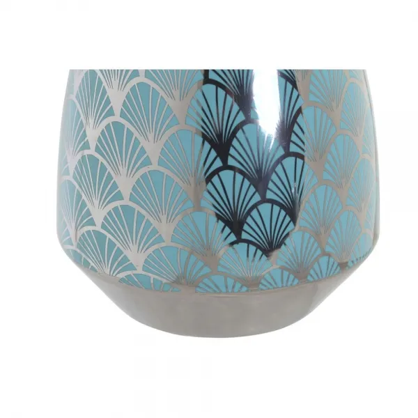 Vase turquoise en porcelaine