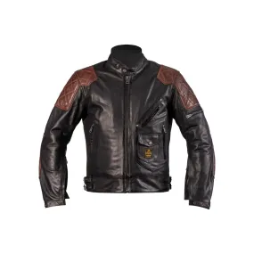 Veste Helstons Chuck noir camel