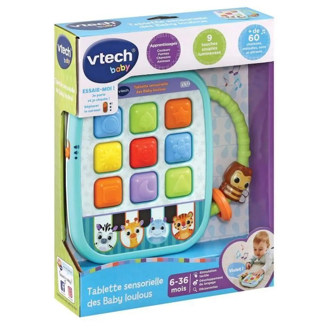 VTECH BABY - Tablette Sensorielle des Baby Loulous bleu - Vtech