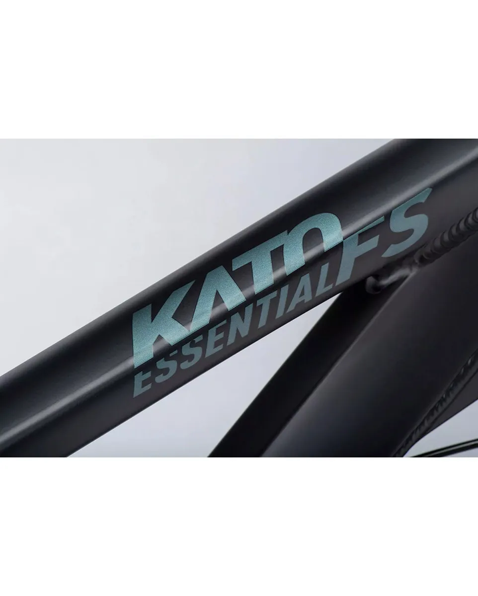 VTT tout suspendu Unisexe KATO FS ESSENTIAL Noir/Vert