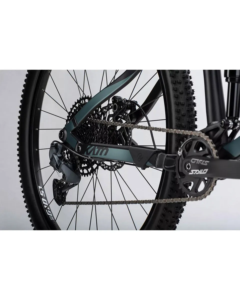 VTT tout suspendu Unisexe KATO FS ESSENTIAL Noir/Vert