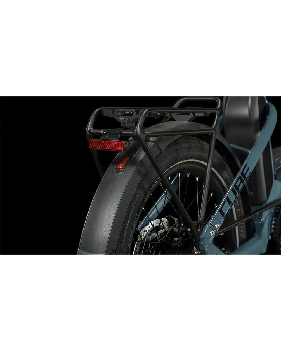 Vélo électrique pliant Unisexe FOLD HYBRID 500 Bleu/Noir