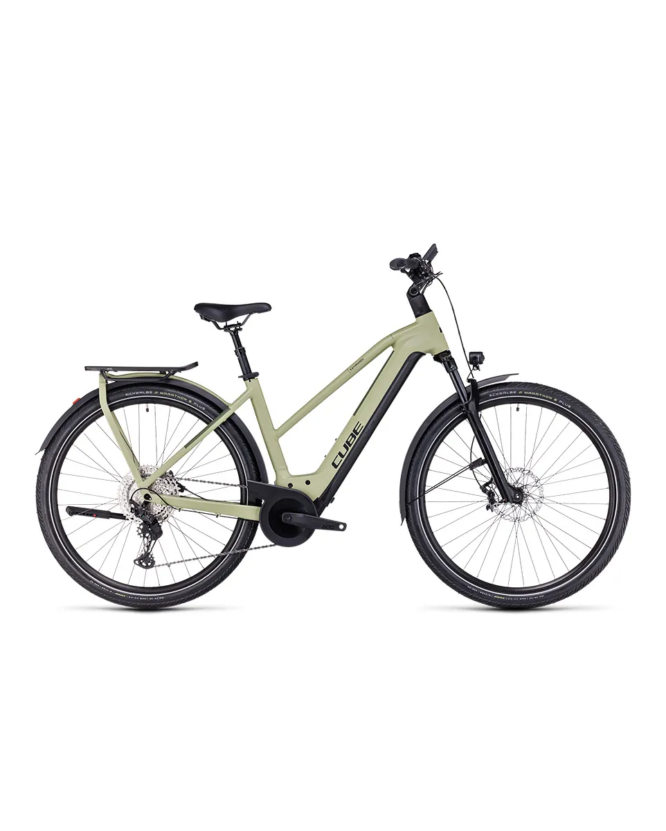 Vélo électrique trekking Femme KATHMANDU HYBRID SLX 750 Vert