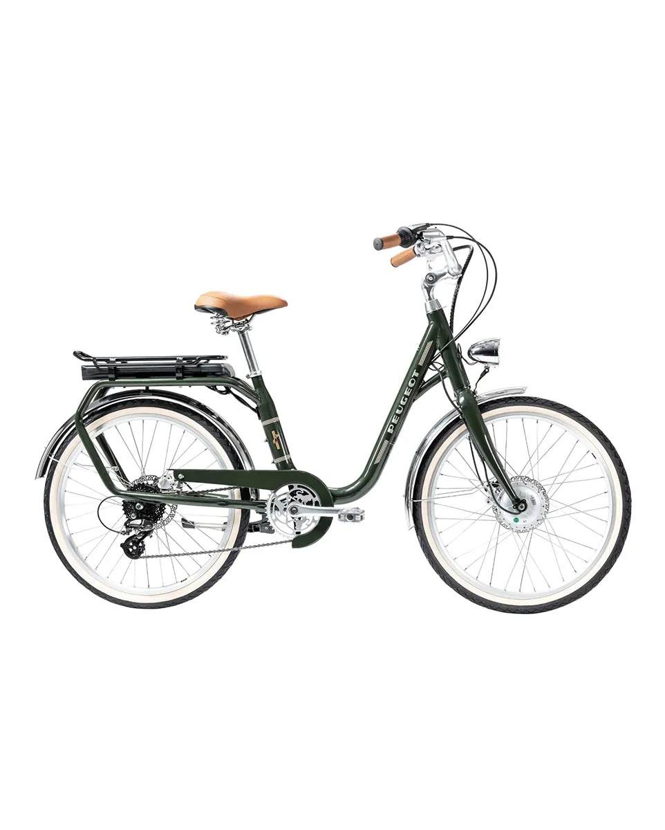 Vélo électrique urbain Unisexe ELC01 26 400 Wh Vert