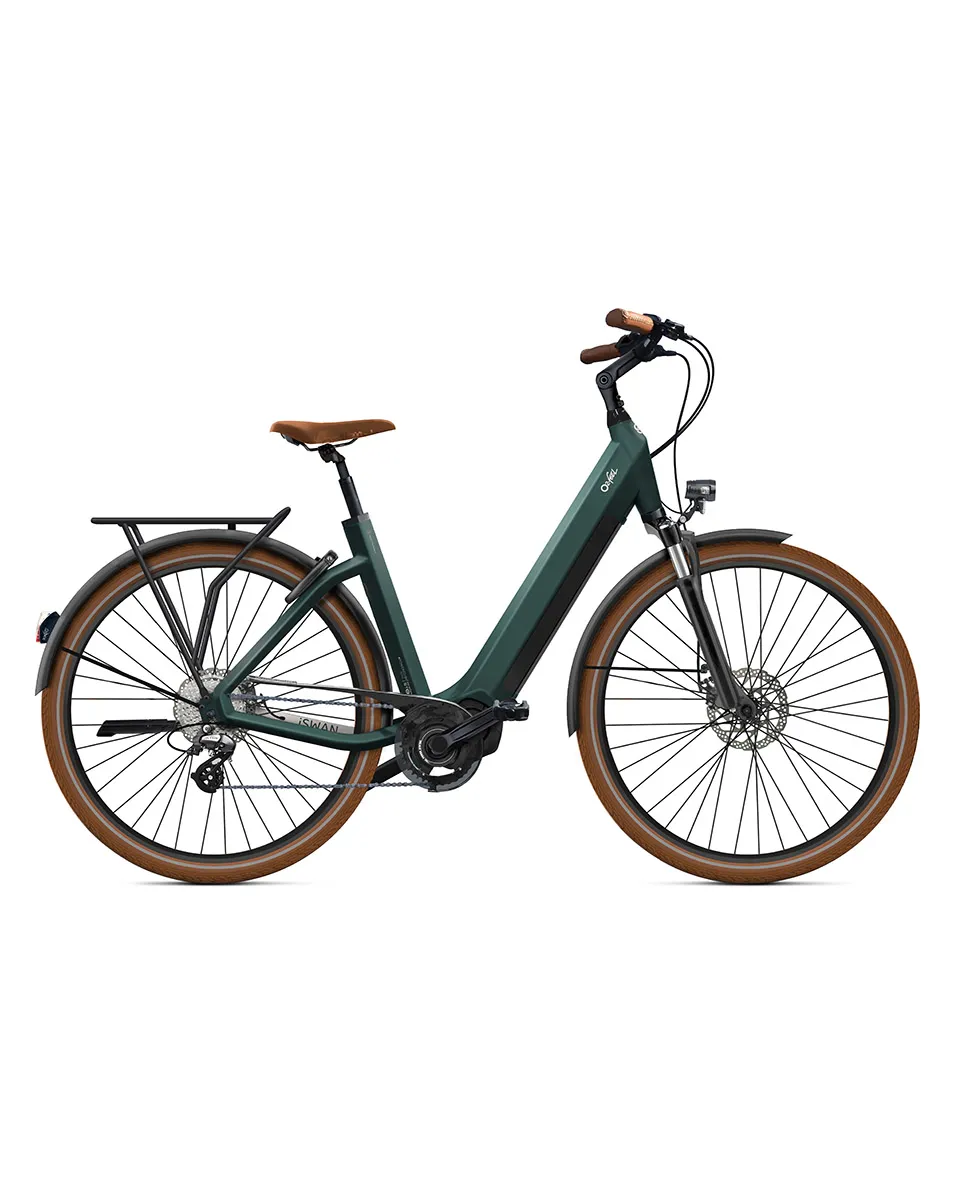 Vélo électrique urbain Unisexe ISWAN 6 iP432 T45/S Vert Elisabeth